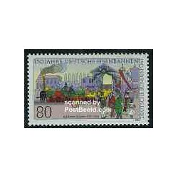 1 عدد تمبر 150 امین سالگرد راه آهن - جمهوری فدرال آلمان 1985