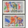 2 عدد تمبر ورزشی - برلین آلمان 1989 قیمت 8 دلار