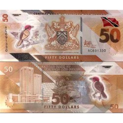 اسکناس پلیمر 50 دلار - ترینیداد توباگو 2020 سفارشی