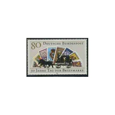 1 عدد تمبر روز تمبر - جمهوری فدرال آلمان 1986
