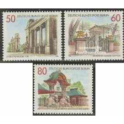 3 عدد تمبر سر درهای برلین - برلین آلمان 1986 قیمت 5.2 دلار