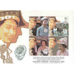 سونیرشیت پنجاهمین سالگرد تولد ملکه - دومنیکا 2002