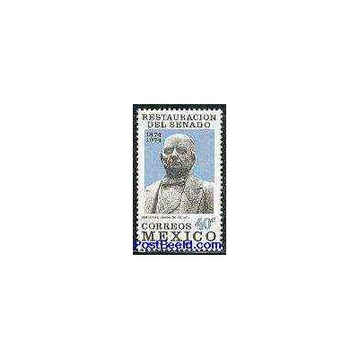 1 عدد تمبر سباستین تجادا - سیاستمدار سنا - مکزیک 1974