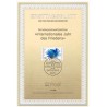 برگه اولین روز انتشار تمبر سال جهانی صلح- جمهوری فدرال آلمان 1986