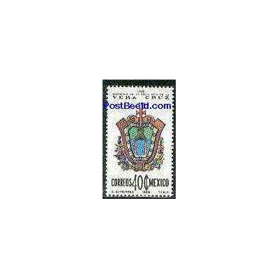 1 عدد تمبر ایالت وراکروس - مکزیک 1969