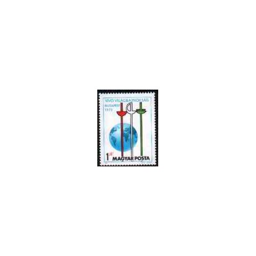 1 عدد تمبر شمشیر بازی - لهستان 1975 1 عدد تمبر شمشیر بازی - لهستان 1975