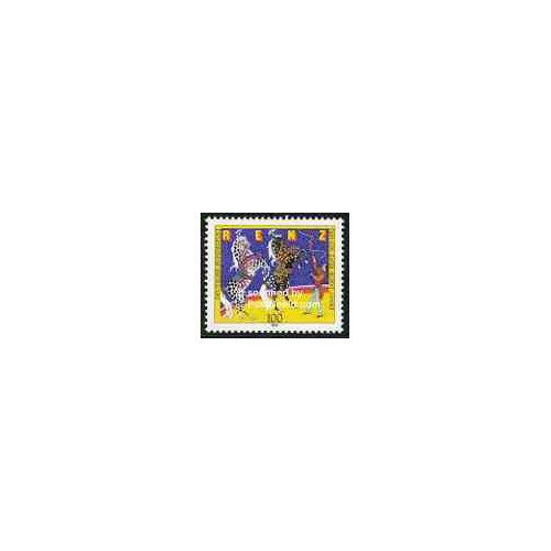 1 عدد تمبر سیرک - ارنست جاکوب رنز - جمهوری فدرال آلمان 1992