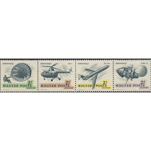 4 عدد تمبر نمایشگاه بین المللی تمبر پست هوایی "AEROFILA 67"، بوداپست - B- مجارستان 1967 قیمت4.5 دلار 4 عدد تمبر نمایشگاه بین المللی تمبر پست هوایی "AEROFILA 67"، بوداپست - B- مجارستان 1967 قیمت4.5 دلار