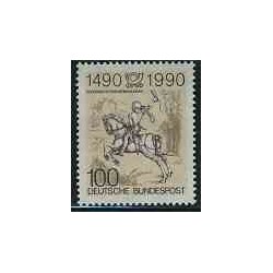 1ع تمبر پست اروپائی- تمبر مشترک با اتریش ، بلژیک، آلمان شرقی - جمهوری فدرال آلمان 1990