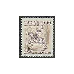 1 عدد تمبر پست اروپائی - برلین آلمان 1990