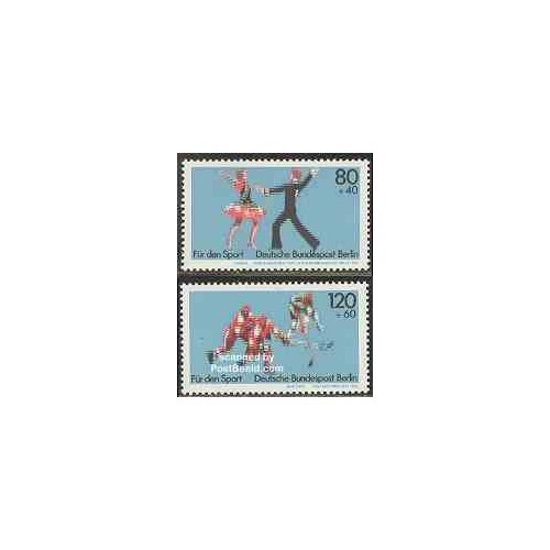 2 عدد تمبر رزشی - برلین آلمان 1983 قیمت 4.6 دلار