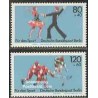 2 عدد تمبر رزشی - برلین آلمان 1983 قیمت 4.6 دلار