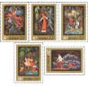 5 عدد تمبر مینیاتورهایی از موزه هنر پالخ - B- شوروی 1975