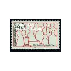 1 عدد تمبر توانبخشی - جمهوری فدرال آلمان 1974