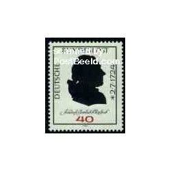 1 عدد تمبر فردریش کلوپ استوک - شاعر - جمهوری فدرال آلمان 1974