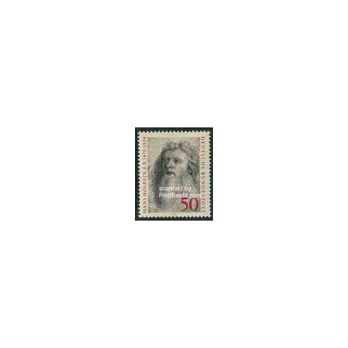 1 عدد تمبر هانس هالبین - نقاش - جمهوری فدرال آلمان 1974