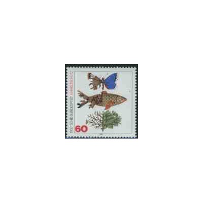 1 عدد تمبر حفاظت از محیط زیست - جمهوری فدرال آلمان 1981