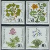 4 عدد تمبر رفاه اجتماعی - گیاهان آبزی - جمهوری فدرال آلمان 1981