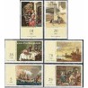 6 عدد تمبر تابلو نقاشی - جمهوری دموکراتیک آلمان 1982