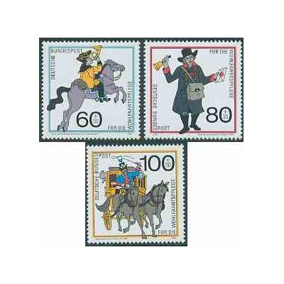 3 عدد تمبر رفاه اجتماعی - جمهوری فدرال آلمان 1989 قیمت 5.9 دلار