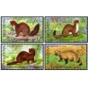 4 عدد تمبر حیوانات مولداوی- مولداوی 2006