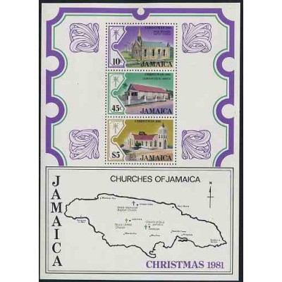 سونیرشیت کریستمس - کلیساها - جامائیکا 1981