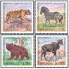4 عدد تمبر باغ وحش کیشینو - مولداوی 2001