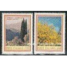 2 عدد تمبر درختان و گلها - ایتالیا 1968