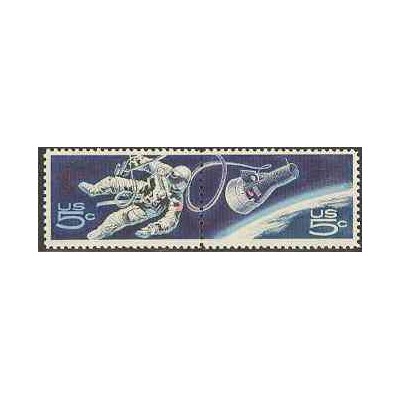 2 عدد تمبر ناسا - سازمان فضائی - آمریکا 1967