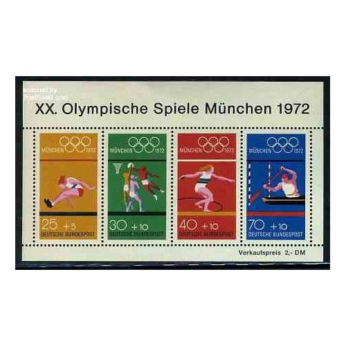 سونیرشت المپیک مونیخ - جمهوری فدرال آلمان 1972