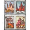 4 عدد تمبر بناهای تاریخی روسیه - شوروی 1971