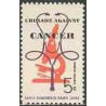 1 عدد تمبر نهضت ضد سرطان - آمریکا 1965