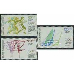 3 عدد تمبر المپیک - جمهوری فدرال آلمان 1984