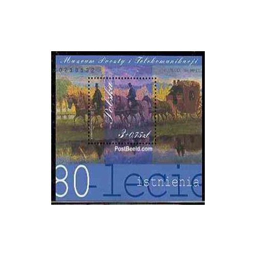 سونیرشیت موزه پست - لهستان 2001 سونیرشیت موزه پست - لهستان 2001