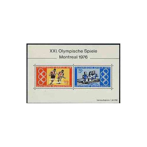 سونیرشیت المپیک مونترال - جمهوری فدرال آلمان 1976 سونیرشیت المپیک مونترال - جمهوری فدرال آلمان 1976