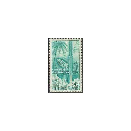 تمبر خارجی - 1 عدد تمبر ماهواره دیامانت B - فرانسه 1970