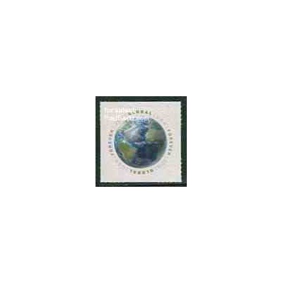 تمبر خارجی - 1 عدد تمبر جهان برای همیشه - تمبر دایره ای شکل - آمریکا 2013