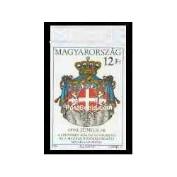 تمبر خارجی - 1 عدد تمبر فرمان مالتزر - بدون دندانه - مجارستان 1991