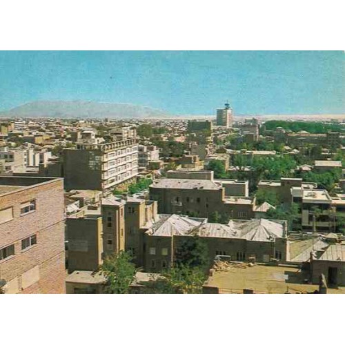کارت پستال دهه 50 - تهران - دورنمای تهران