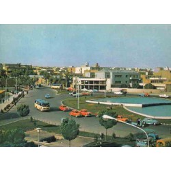کارت پستال دهه 50 - تهران - میدان بلوار الیزابت