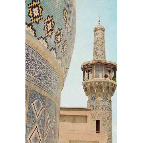 کارت پستال دهه 50 - مشهد - گنبد و مناره مسجد گوهرشاد کارت پستال دهه 50 - مشهد - گنبد و مناره مسجد گوهرشاد