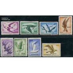 تمبر خارجی - 8 عدد تمبر پرندگان - ترکیه 1959