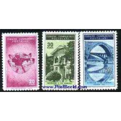 تمبر خارجی - 3 عدد تمبر کنگره راه سازی - ترکیه 1955