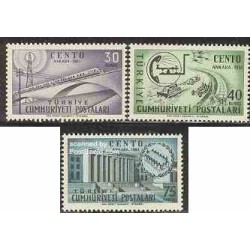 تمبر خارجی - 3 عدد تمبر شورای سنتو - ترکیه 1961