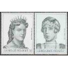 تمبر خارجی - 2 عدد تمبر ملکه ها - تمبر شناسی - مجارستان 2001