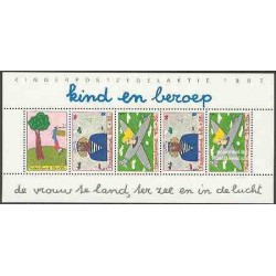 تمبر خارجی - سونیرشیت رفاه اجتماعی کودکان - هلند 1987