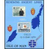 تمبر خارجی - سونیرشیت بازدید پادشاه اولاف - کشتی - جزیره من 1980