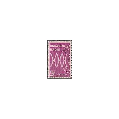 تمبر خارجی - 1 عدد تمبر رادیوی آماتور - آمریکا 1964