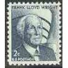 تمبر خارجی - 1 عدد تمبر فرانک لوید رایت - مشهورترین معمار آمریکا - آمریکا 1966