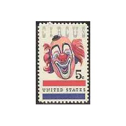تمبر خارجی - 1 عدد تمبر سیرک - آمریکا 1966
